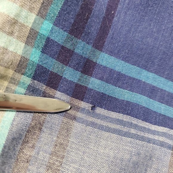 Western Plains Trading Co Blue,‎ Grey Long Sleeve Embroidered Western Pearl Snap - Picture 9 of 9